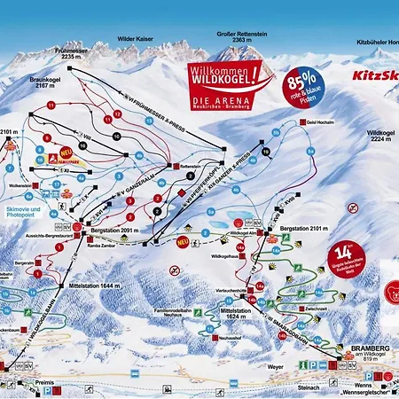 Holiday Flats Nindl Bramberg Am Wildkogel - Osb03103H-Cya شقة *